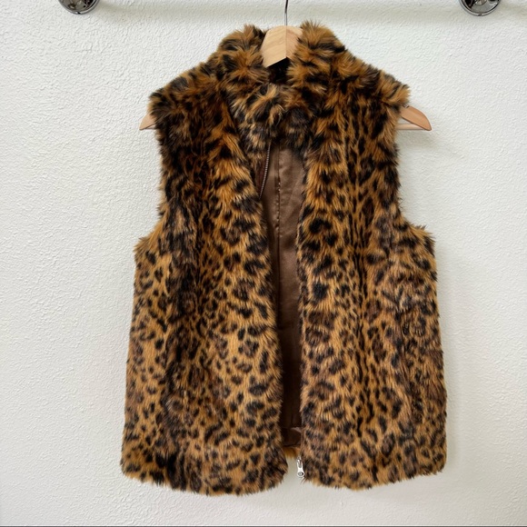 NWOT J.Crew Leopard Vest - Picture 3 of 4